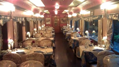 The dining car