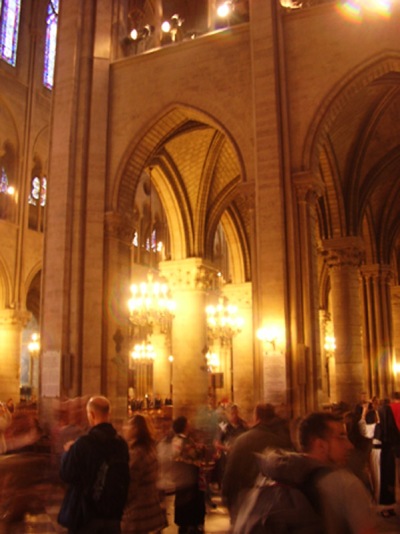 Notre Dame interior [Source: Europe 2010]