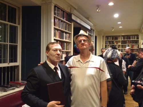 Mark with Carl Johnson, as H.P. Lovecraft