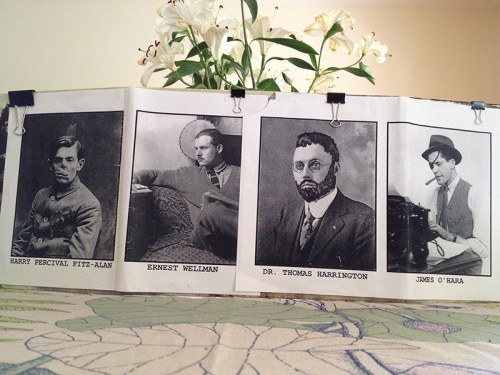 Keeper's screen with period photos