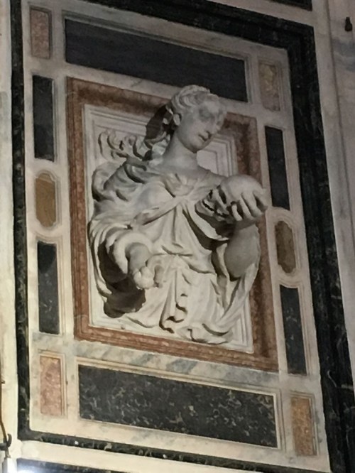 Statue in the Duomo