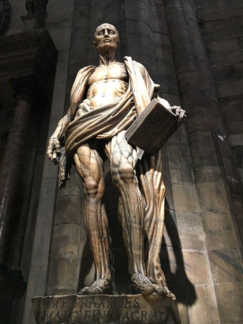Statue in the Duomo